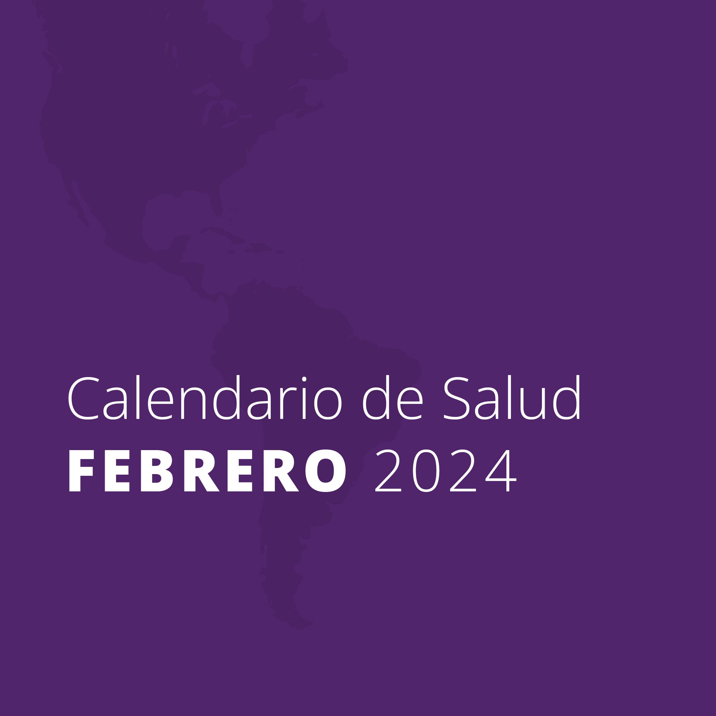 Calendario de Salud Febrero 2024 CROWNVAL